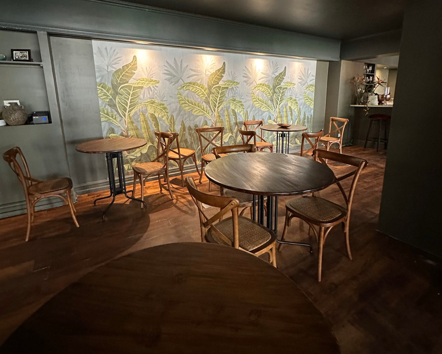 A cafe interior and furniture done by Kifaru Creations
